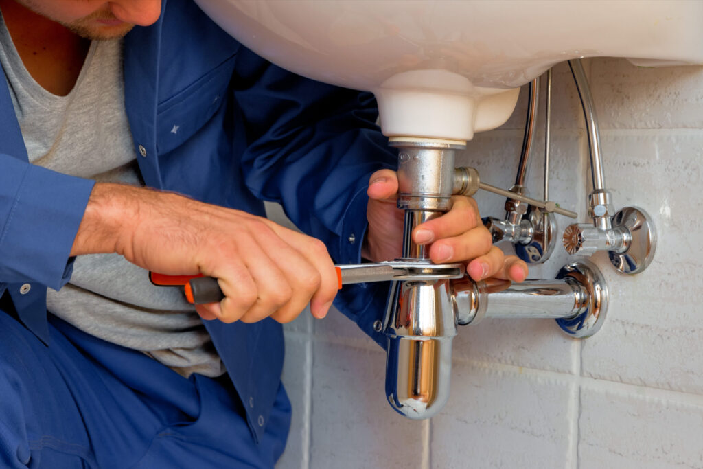 clogged sink bathroom