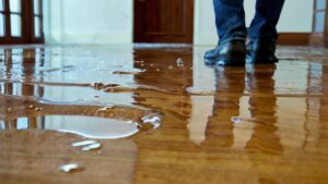 slab leak and water leak