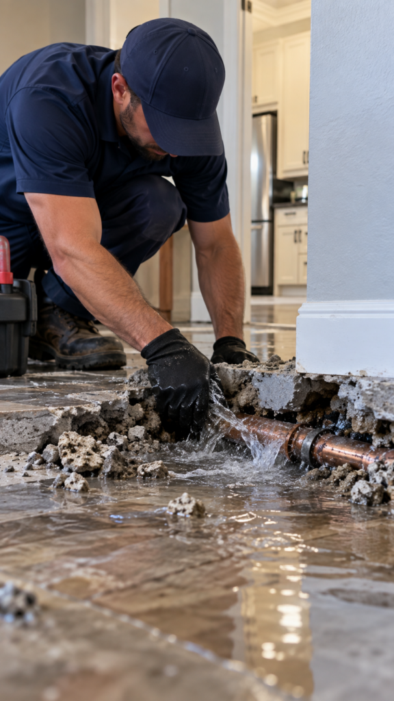 Slab Leak Repair Services Near Me